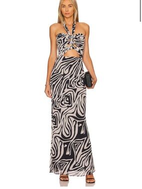 RONNY KOBO LOPTE DRESS IN ZEBRA 🦓